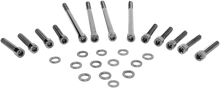 Load image into Gallery viewer, Bolt Kit - Knurled - Camshaft Cover DragSpecialties MK687BK - Detail View