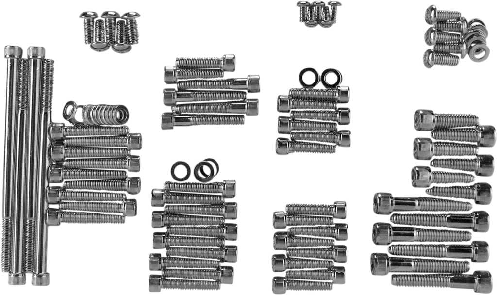 Bolt Kit - Knurled - Motor DragSpecialties MK700BK - Side View