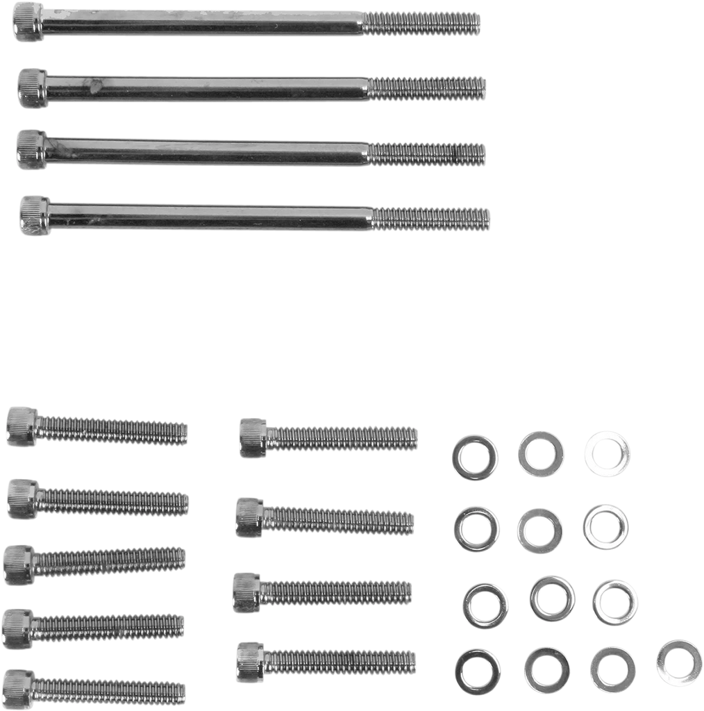 Bolt Kit - Knurled - Primary DragSpecialties MK672BK - Side View