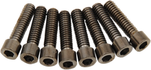 Load image into Gallery viewer, Bolt Kit - Lifter - Black/Chrome - Smooth - M8 DragSpecialties MK776SBK - Main Product View