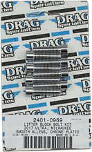 Load image into Gallery viewer, Bolt Kit - Lifter Block - Chrome - Smooth - M8 DragSpecialties MK776S - Main Product View