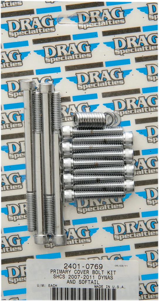 Bolt Kit - Motor - Knurled - Softail DragSpecialties MK672 - Main Product View