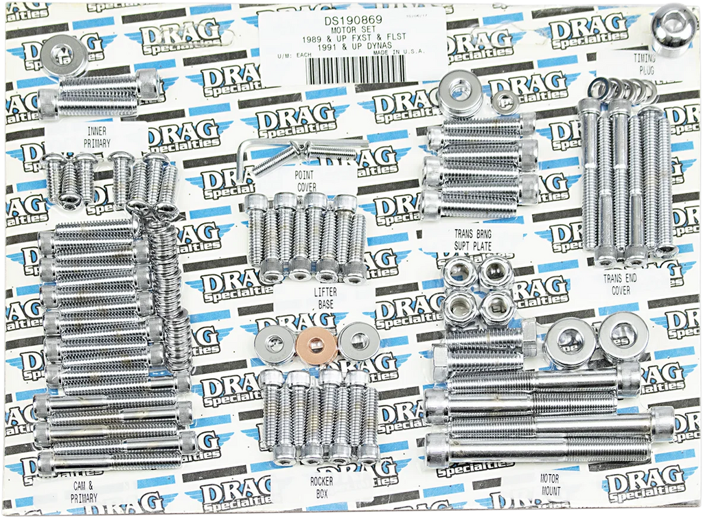 Bolt Kit - Motor - Socket-Head - Softail DragSpecialties MK223 - Main Product View