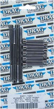 Load image into Gallery viewer, Bolt Kit - Outer Primary - Black/Chrome - Smooth - M8 DragSpecialties MK787SBK - Main Product View