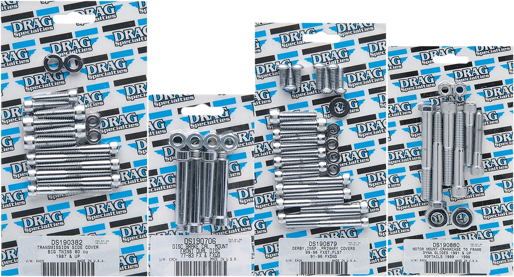 Bolt Kit - Side Cover - Socket-Head - 5-Speed DragSpecialties MK344 - Back View