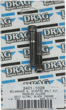 Load image into Gallery viewer, Bolt Kit - Starter - Black/Chrome - Knurled - M8 DragSpecialties MK781BK - Main Product View