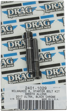 Load image into Gallery viewer, Bolt Kit - Starter - Black/Chrome - Smooth - M8 DragSpecialties MK781SBK - Main Product View