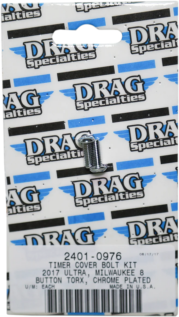 Bolt Kit - Timer Cover - Torx® - Chrome - M8 DragSpecialties MK780 - Main Product View