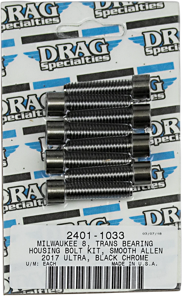 Bolt Kit - Transmission Bearing - Smooth - M8 DragSpecialties MK783SBK - Main Product View