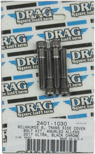 Load image into Gallery viewer, Bolt Kit - Transmission Cover - Black/Chrome - M8 DragSpecialties MK782BK - Main Product View