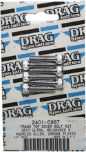 Load image into Gallery viewer, Bolt Kit - Transmission Top - Chrome - Knurled - M8 DragSpecialties MK786 - Main Product View