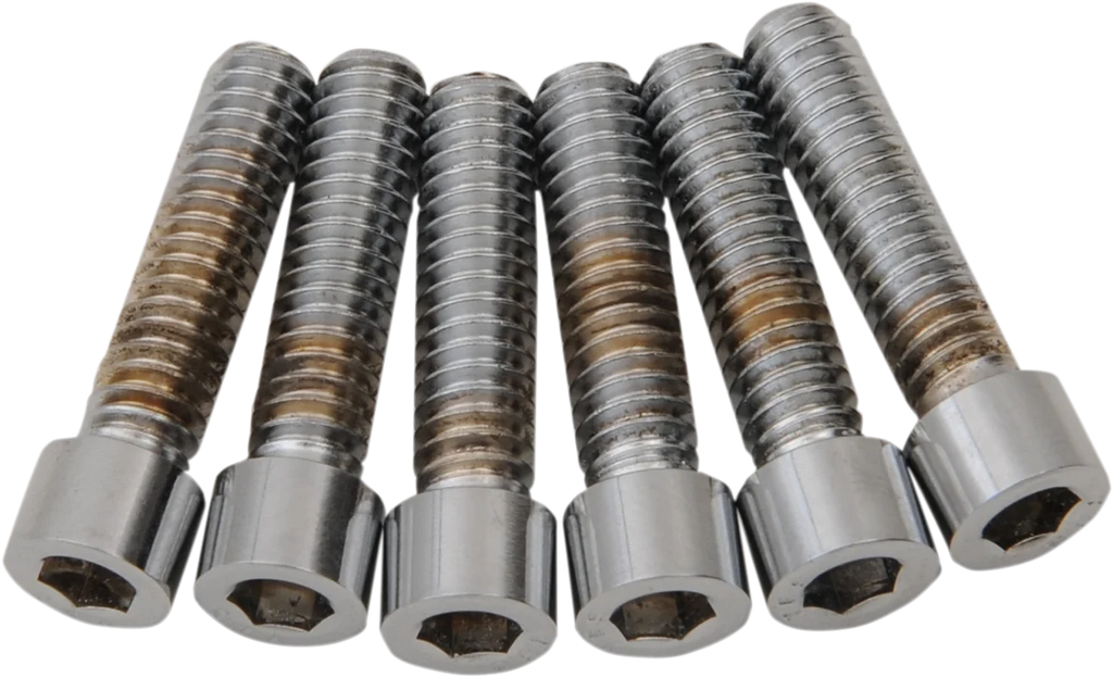 Bolt Kit - Transmission Top - Chrome - Smooth - M8 DragSpecialties MK786S - Main Product View