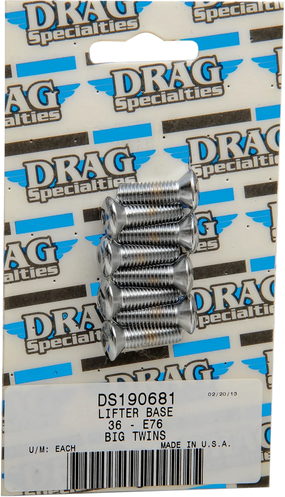 Bolt Set - Button-Head - Point Cover DragSpecialties MK128 - Side View