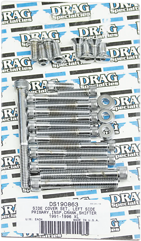 Bolt Set - Side Cover - XL DragSpecialties MK248 - Main Product View