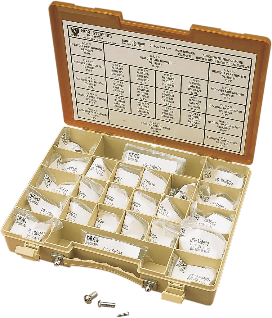 Bolts - Button Head/Assortment - Kit DragSpecialties MK210 - Main Product View