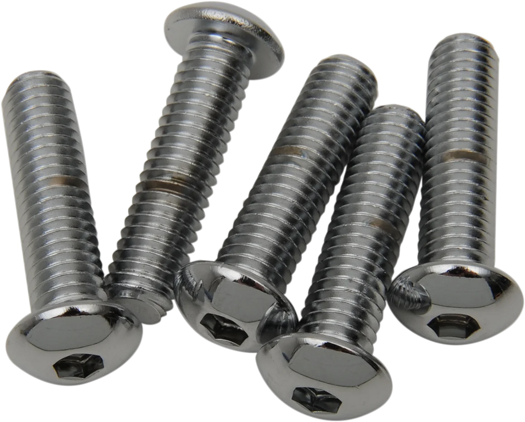 Bolts - Button Head/Replacement - 3/8"-16 x 1-1/2" - 5 Pack DragSpecialties MPB830 - Main Product View