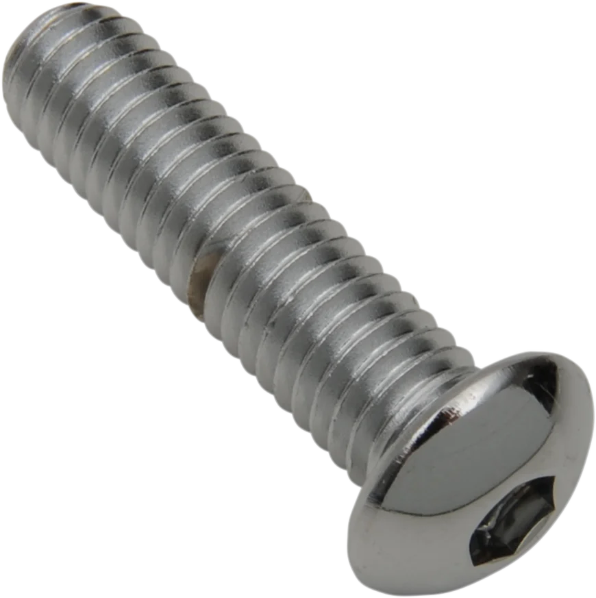 Bolts - Button Head/Replacement - 3/8"-16 x 1-1/2" - 5 Pack DragSpecialties MPB830 - Side View