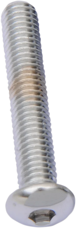Bolts - Button Head/Replacement - 3/8"-16 x 2" - 5 Pack DragSpecialties MPB832 - Side View