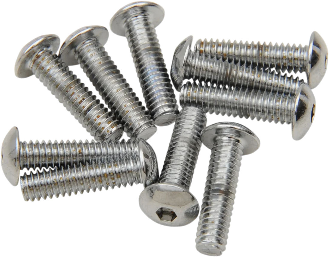 Bolts - Button Head/Replacement - 3/8"-16 x 2" - 5 Pack DragSpecialties MPB832 - Detail View