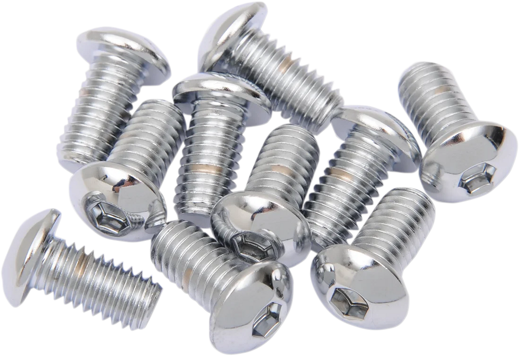 Bolts - Button Head/Replacement - 3/8"-16 x 3/4" - 10 Pack DragSpecialties MPB418 - Main Product View