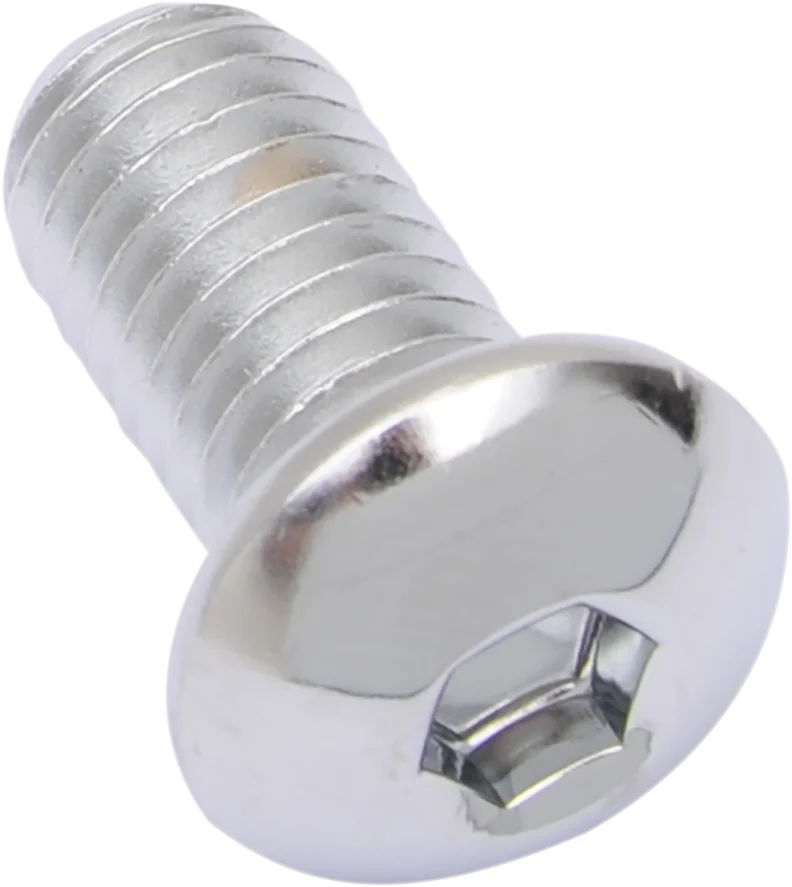 Bolts - Button Head/Replacement - 3/8"-16 x 3/4" - 10 Pack DragSpecialties MPB418 - Side View