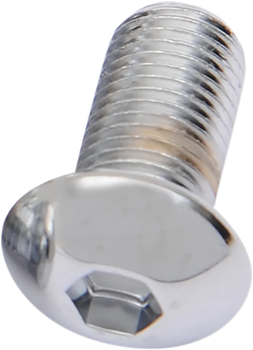 Bolts - Button Head/Replacement - 3/8"-24 x 1" - 10 Pack DragSpecialties MPB423 - Side View