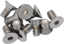 Load image into Gallery viewer, Bolts - Flat-Head - Chrome - 1/4"-20 x 1/2" DragSpecialties MPB574 - Main Product View