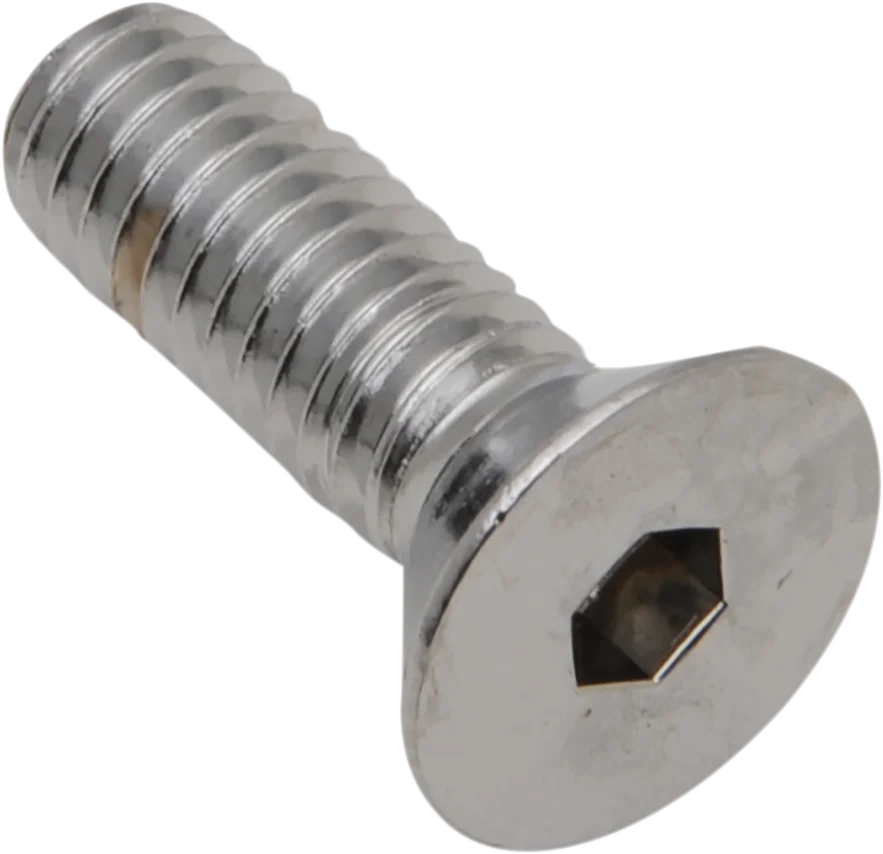 Bolts - Flat-Head - Chrome - 5/16-18 x 1" DragSpecialties MPB579 - Side View