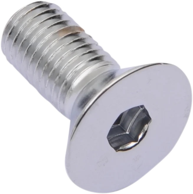 Bolts - Flat-Head - Chrome - 5/16"-24 x 1" DragSpecialties MPB583 - Side View