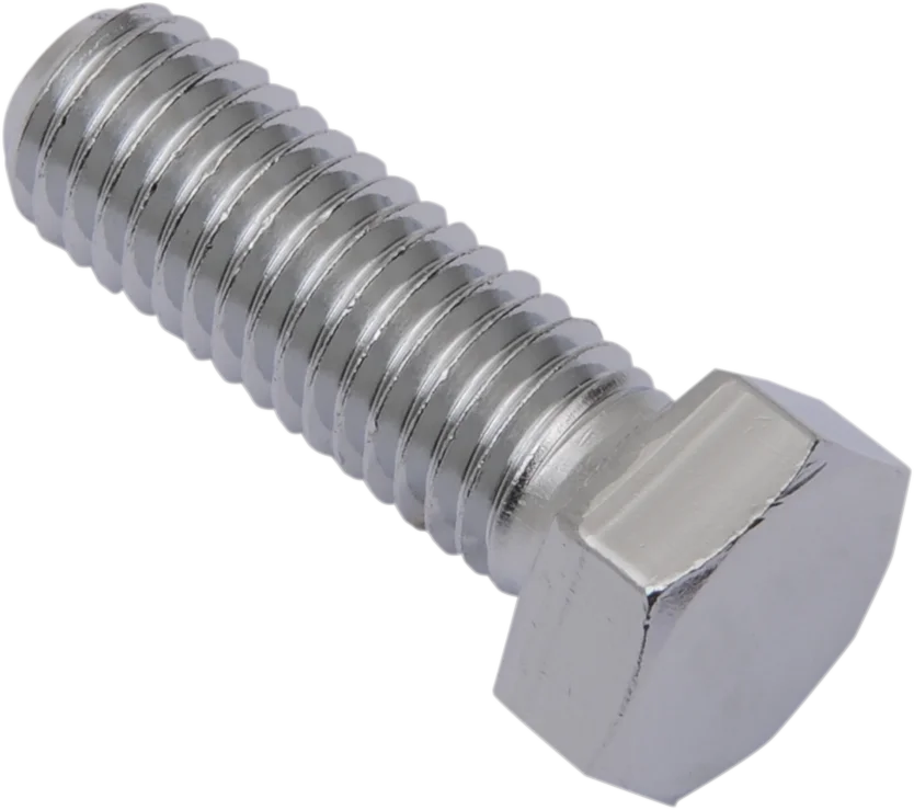 Bolts - Hex-Head - Chrome - 1/2"-13 x 1-1/4" DragSpecialties MPB673 - Side View