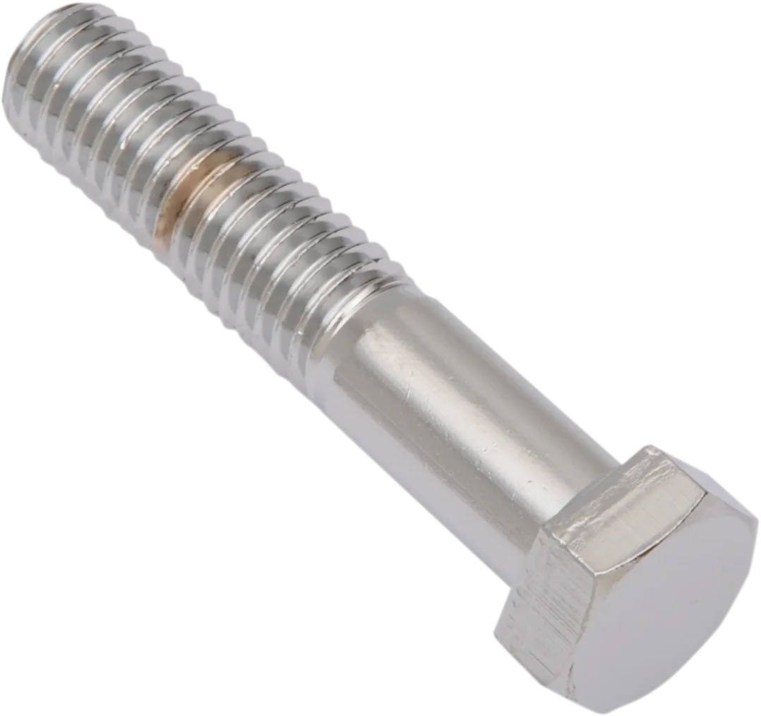 Bolts - Hex-Head - Chrome - 1/2"-13 x 2-1/4" DragSpecialties MPB676 - Side View