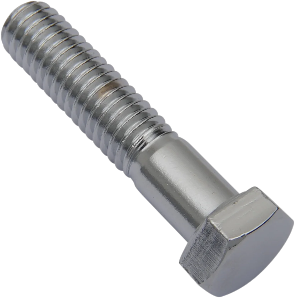 Bolts - Hex-Head - Chrome - 3/8"-16 x 2" DragSpecialties MPB136 - Side View