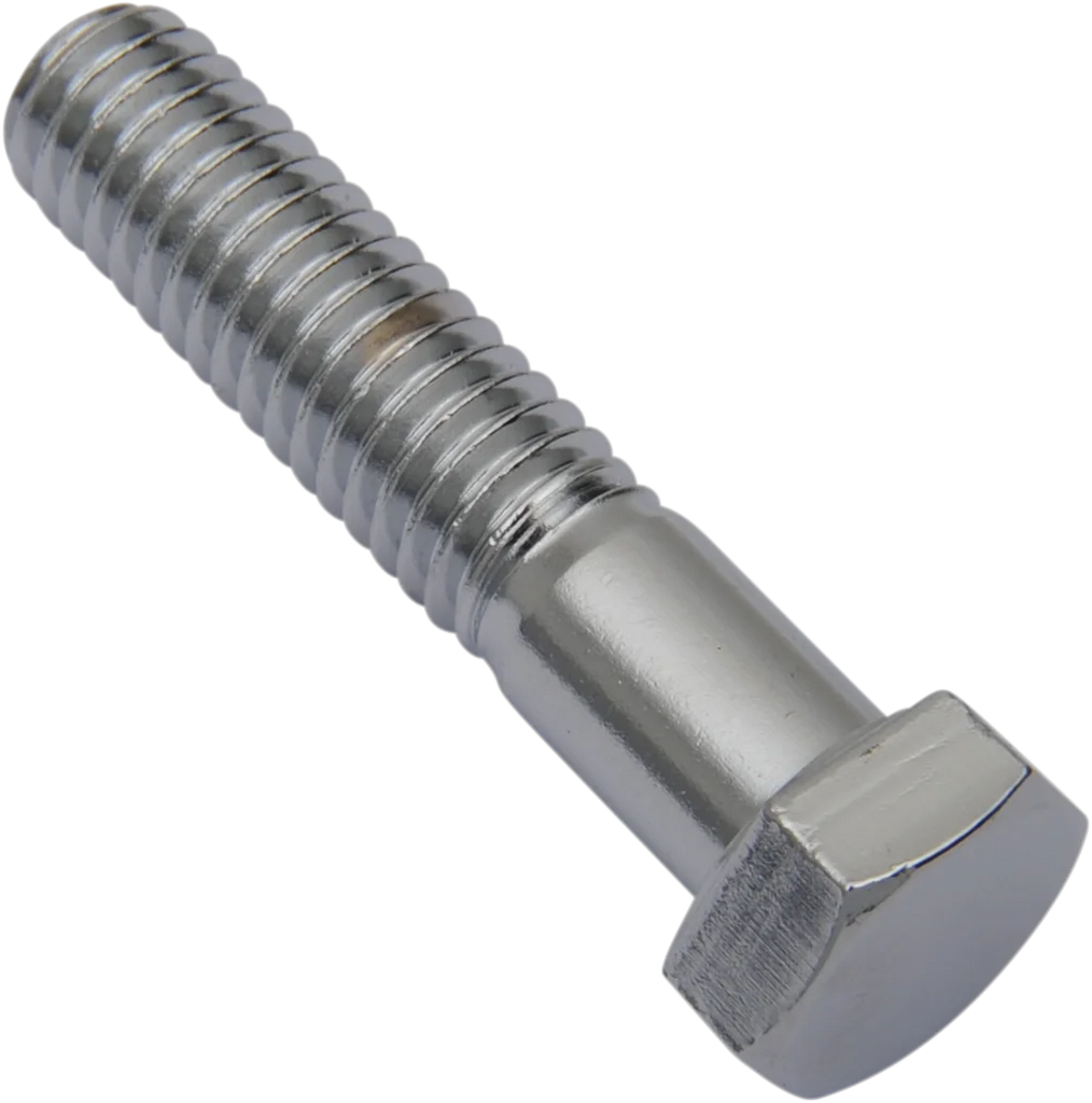 Bolts - Hex-Head - Chrome - 3/8"-16 x 2" DragSpecialties MPB136 - Side View