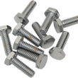 Load image into Gallery viewer, Bolts - Hex-Head - Chrome - 5/16"-18 x 1-1/4" DragSpecialties MPB126 - Detail View
