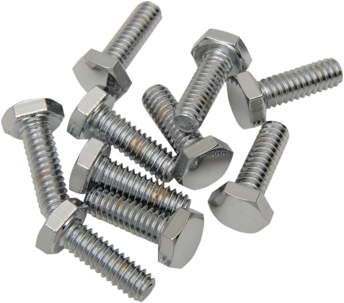 Bolts - Hex-Head - Chrome - 5/16"-18 x 1-1/4" DragSpecialties MPB126 - Detail View