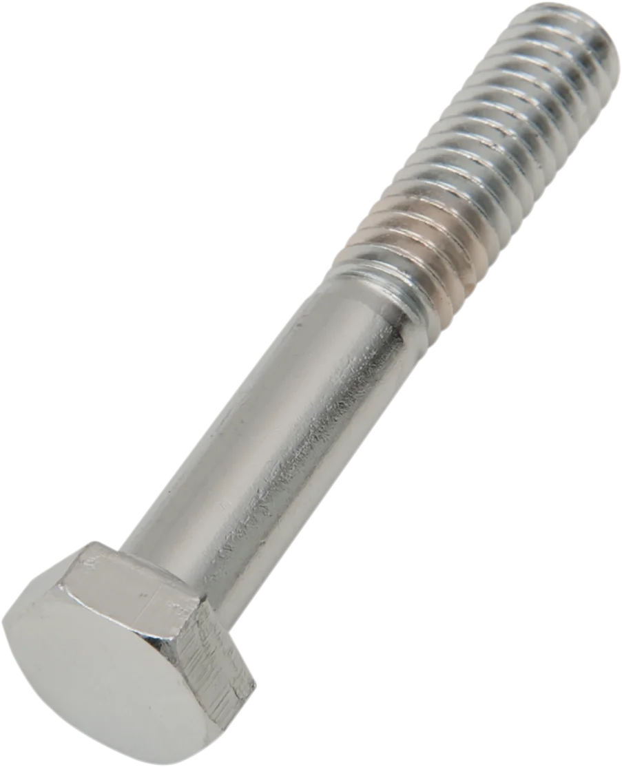 Bolts - Hex-Head - Chrome - 5/16"-18 x 2" DragSpecialties MPB129 - Side View