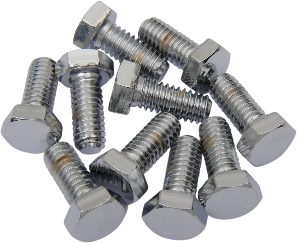 Bolts - Hex-Head - Chrome - 5/16"-18 x 7/8" DragSpecialties MPB124 - Main Product View