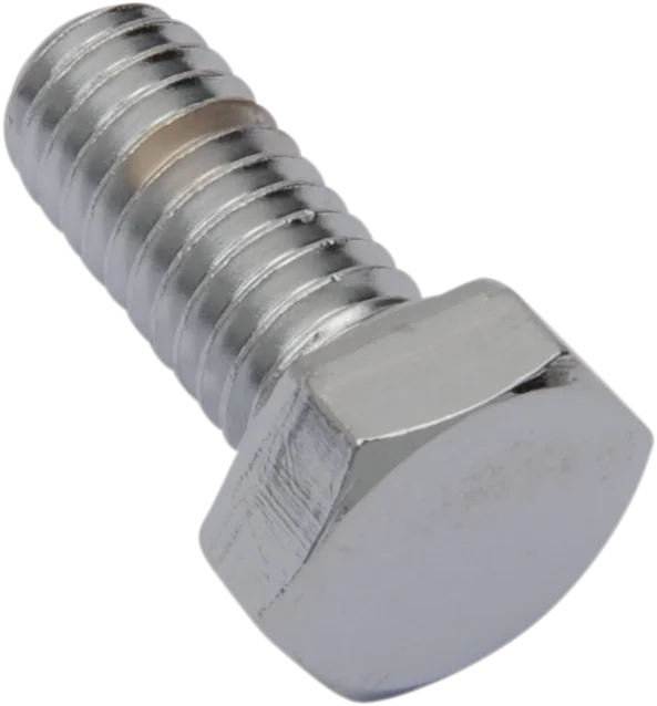 Bolts - Hex-Head - Chrome - 5/16"-18 x 7/8" DragSpecialties MPB124 - Side View