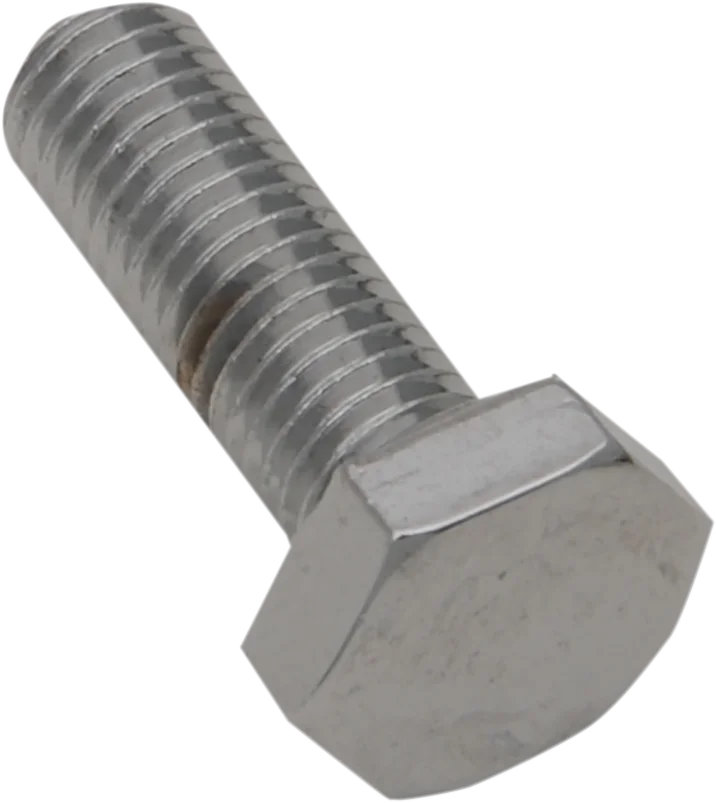 Bolts - Hex Head/Replacement - Fine Thread - 1/4"-28 x 5/8" - 10 Pack DragSpecialties MPB137 - Side View