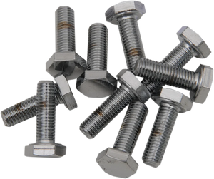 Bolts - Hex Head/Replacement - Fine Thread - 1/4"-28 x 7/8" - 10 Pack DragSpecialties MPB139 - Main Product View