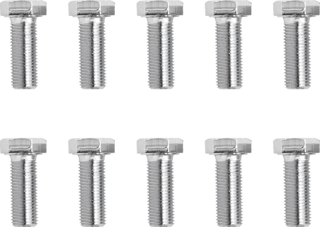 Bolts - Hex Head/Replacement - Fine Thread - 3/8"-24 x 1" - 10 Pack DragSpecialties MPB156 - Main Product View