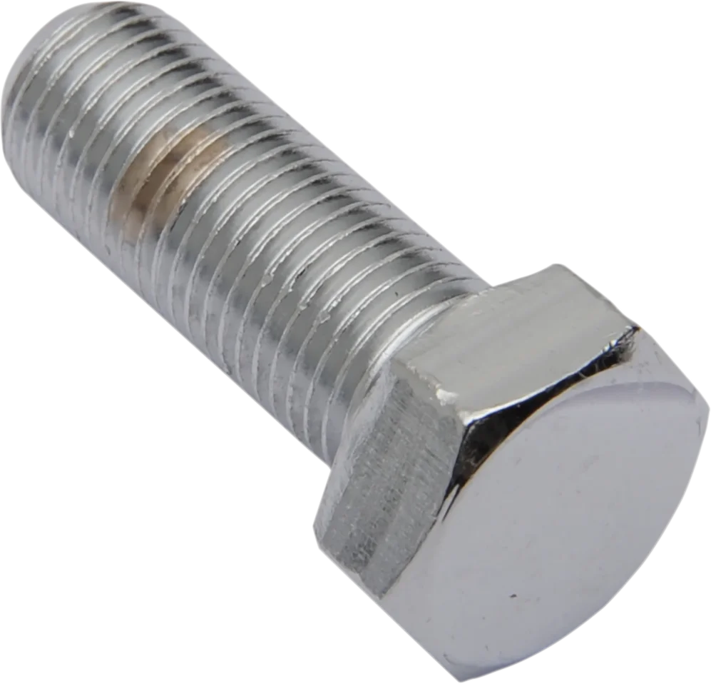 Bolts - Hex Head/Replacement - Fine Thread - 3/8"-24 x 1" - 10 Pack DragSpecialties MPB156 - Side View