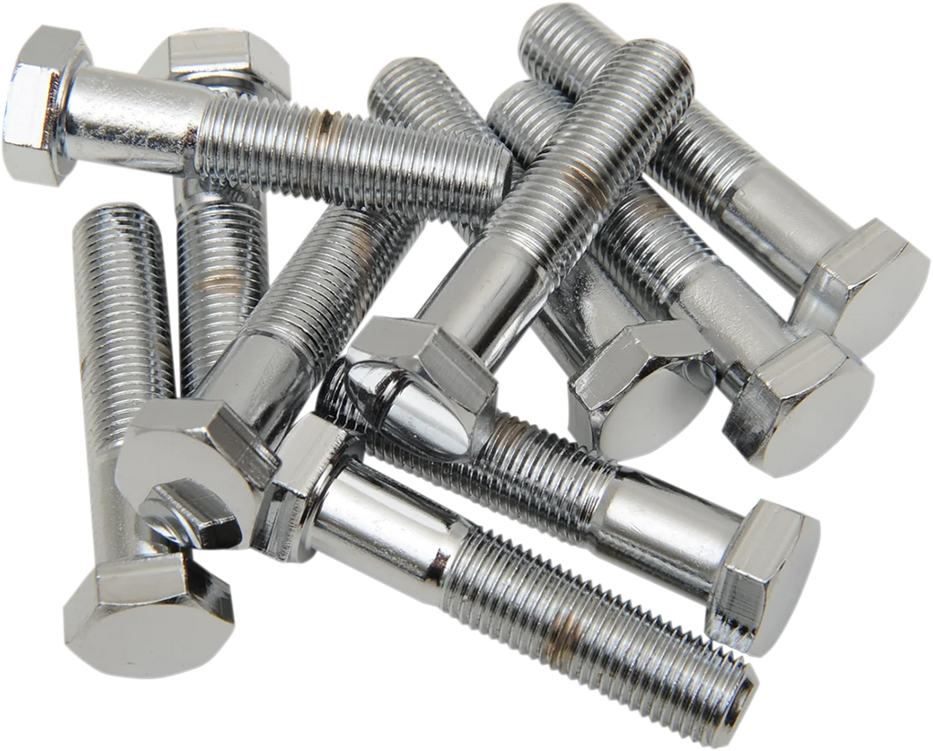 Bolts - Hex Head/Replacement - Fine Thread - 3/8"-24 x 1-3/4" - 10 Pack DragSpecialties MPB159 - Main Product View