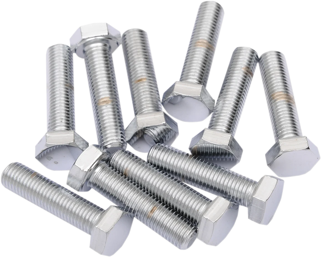 Bolts - Hex Head/Replacement - Fine Thread - 5/16"-24 x 1-1/2" - 10 Pack DragSpecialties MPB151 - Main Product View