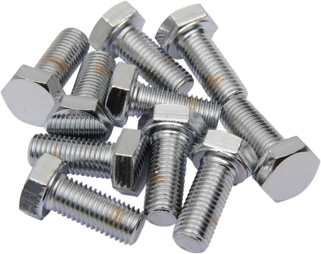 Bolts - Hex Head/Replacement - Fine Thread - 5/16"-24 x 3/4" - 10 Pack DragSpecialties MPB147 - Main Product View