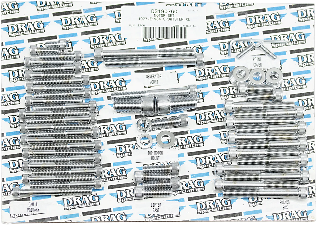 Bolts - Motor - Socket-Head - XL DragSpecialties MK101 - Main Product View