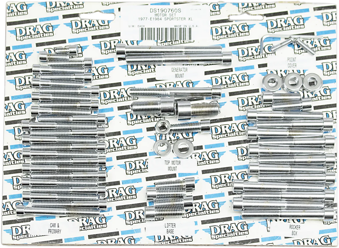 Bolts - Motor - Socket-Head - XL DragSpecialties MK101 - Back View