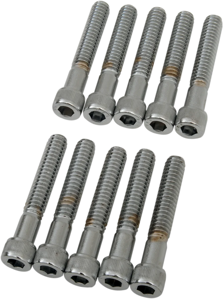 Bolts - Socket-Head - Knurled - 1/4-20 x 1-1/2" DragSpecialties MPB183 - Main Product View