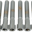 Load image into Gallery viewer, Bolts - Socket-Head - Knurled - 1/4-20 x 1-1/2" DragSpecialties MPB183 - Back View