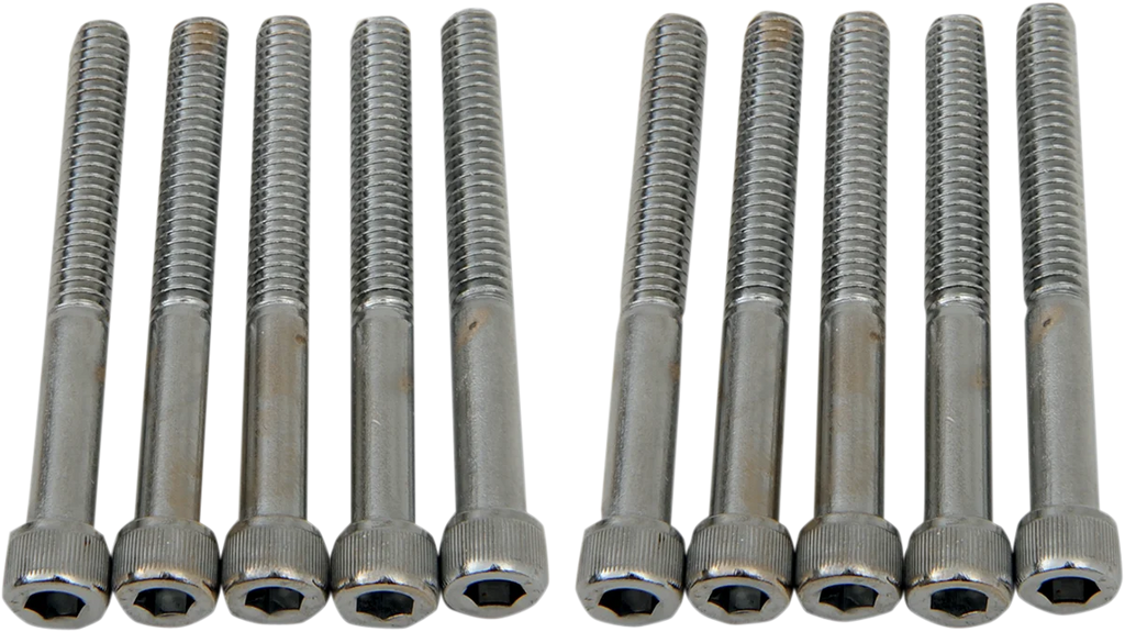 Bolts - Socket-Head - Knurled - 1/4-20 x 2-1/4" DragSpecialties MPB186 - Main Product View